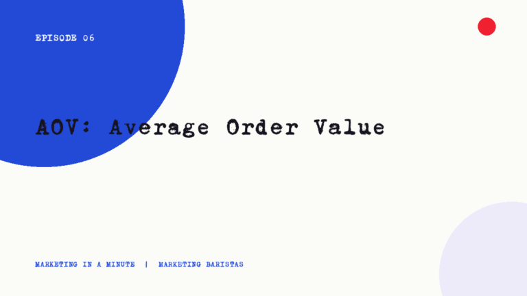 Ep. 06 | AOV: Average Order Value mim ep06