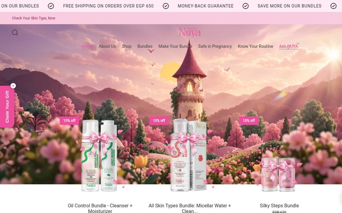 NUYA website